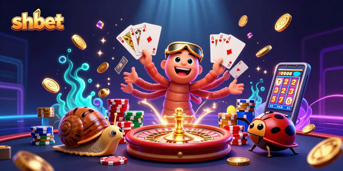 Experience thrilling games at shbet with a vibrant casino scene featuring unique 3D characters.