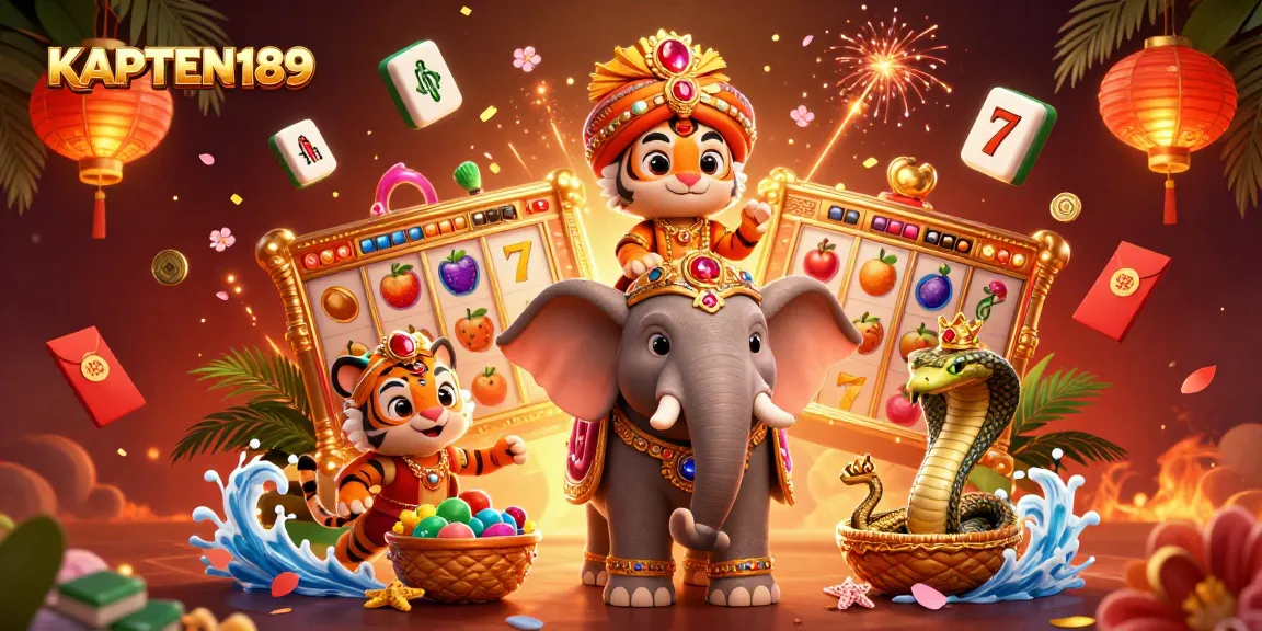 KAPTEN189 menampilkan slot online dengan tema jutawan di ilustrasi menarik dengan elemen kasinonya.