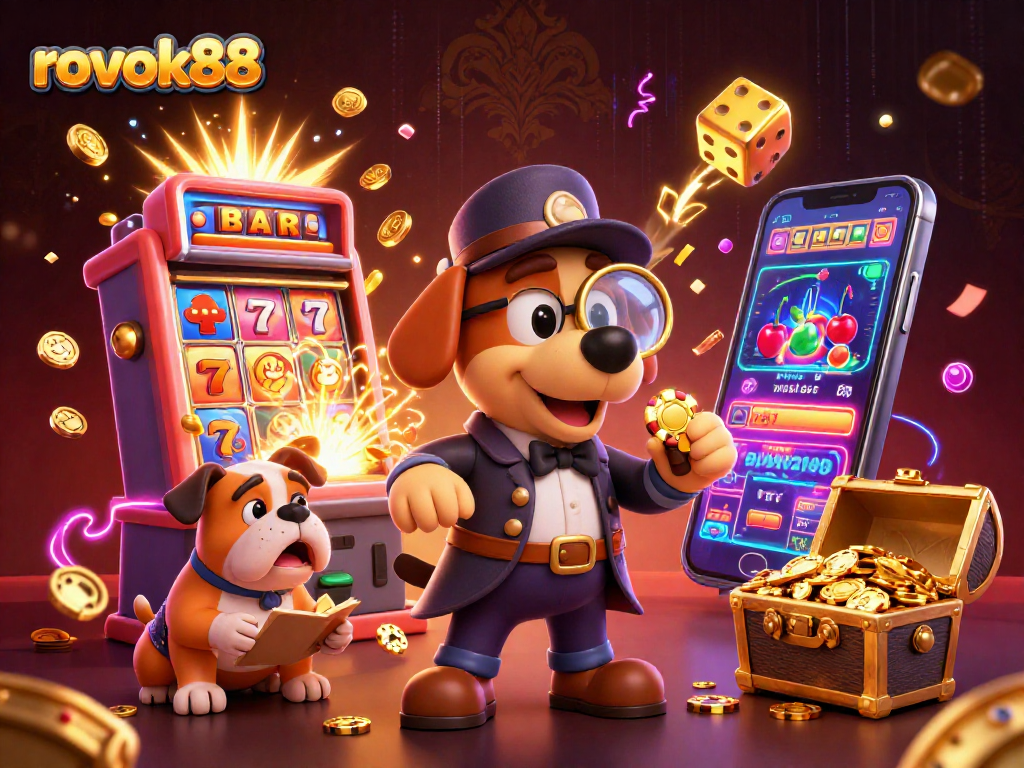 Engage with rokok88 as the 3D detective explores a vibrant casino world filled with treasure.