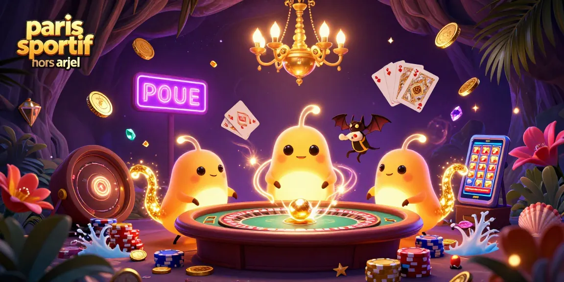 Plonger dans l'univers des paris sportifs hors arjel avec cette illustration lumineuse captivante.