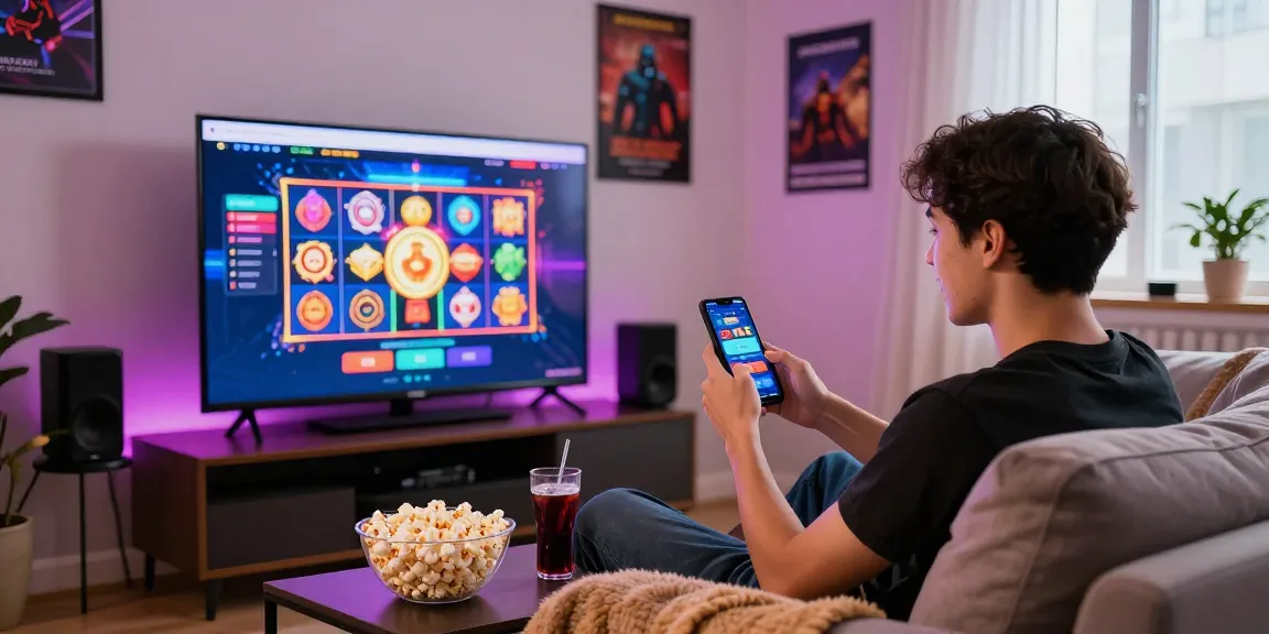 Engaging online gaming atmosphere showcasing a player enjoying deposit pulsa tanpa potongan slots.