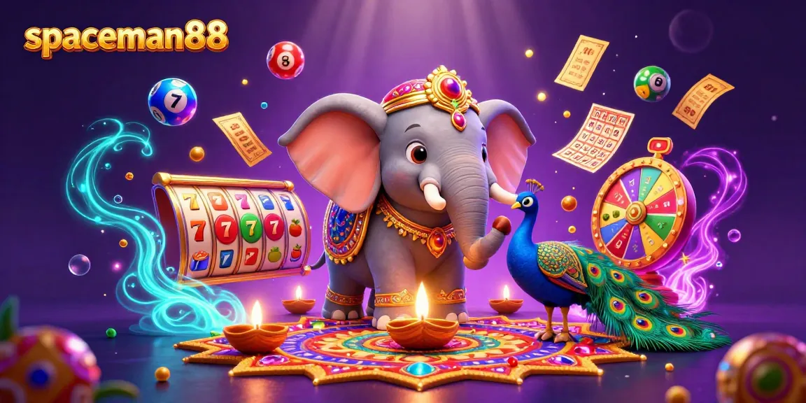 Experience the vibrant action of spaceman88 with spinning slots, jackpot counters, and colorful elements in dynamic gaming.