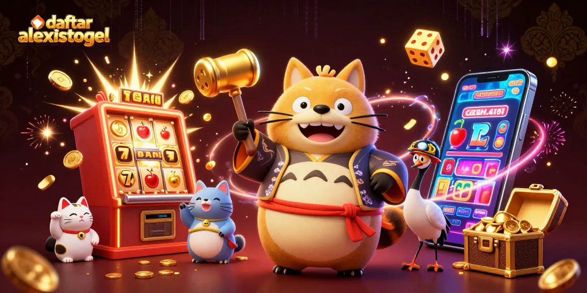 Initiate winning strategies with daftar alexistogel in a vibrant casino illustration.