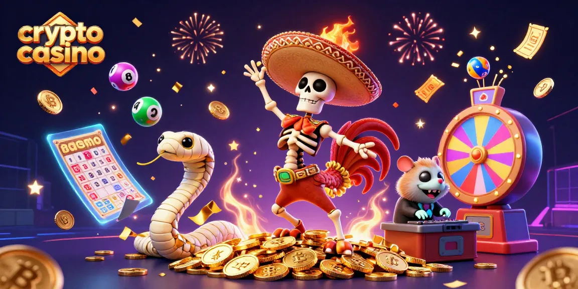 Gagnez en jouant dans un crypto casino, avec un mariachi et un DJ dans un décor vibrant.