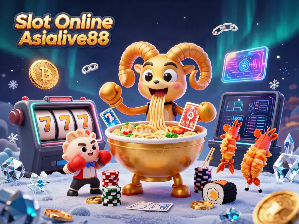 Experience thrilling Slot Online Asialive88 gameplay with vibrant 3D cartoon characters and casino elements.