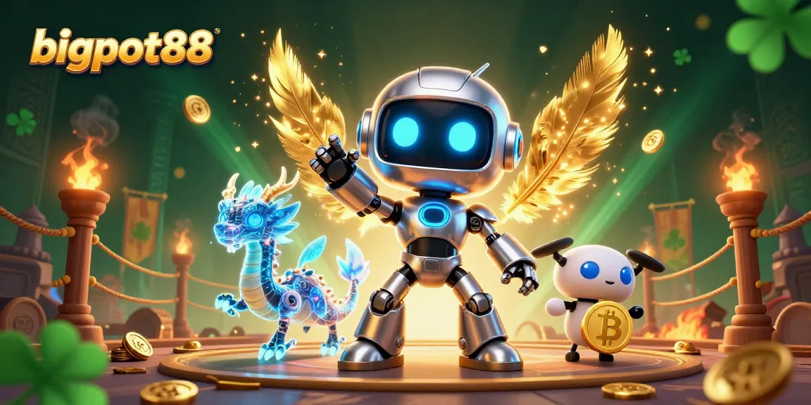 Experience thrilling gaming at bigpot88, featuring a lively esports arena scene.