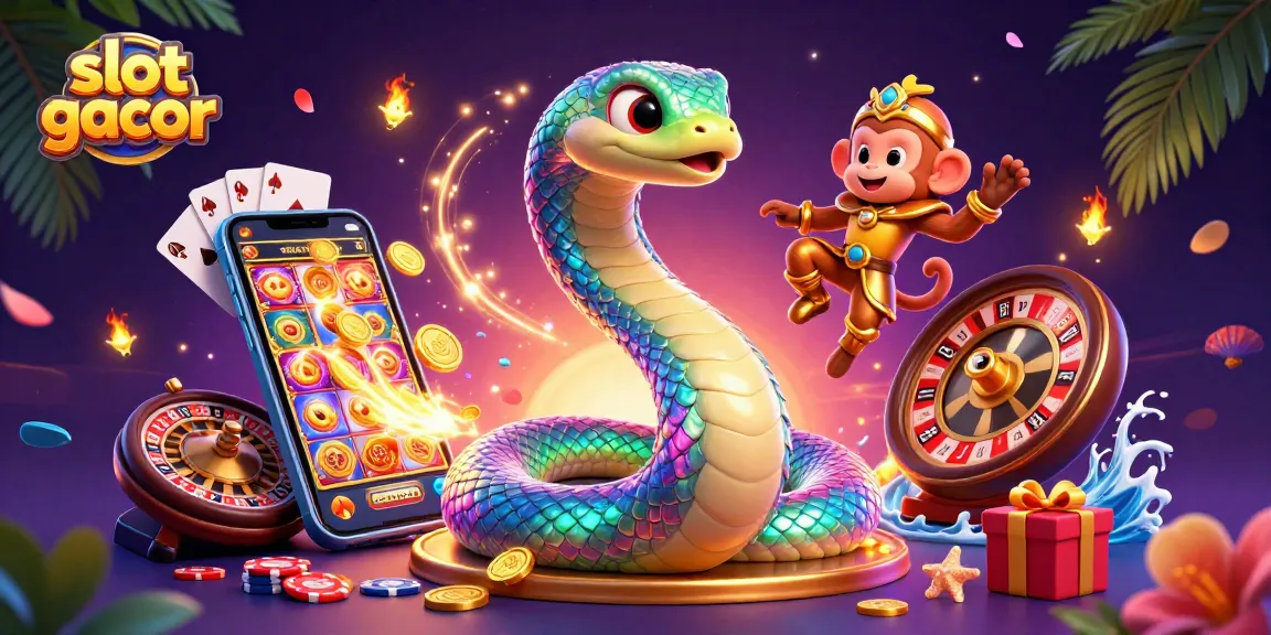 Experience slot gacor magic with vibrant 3D characters and engaging slot game graphics.