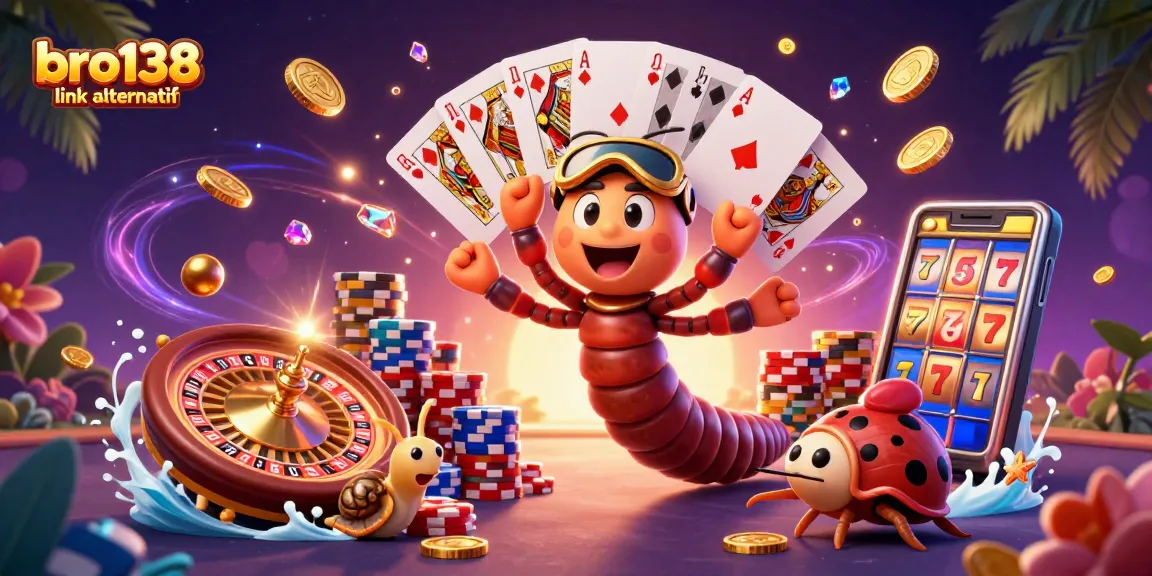 Spin into action with bro138 link alternatif, as cartoon characters bring casino fun to life!