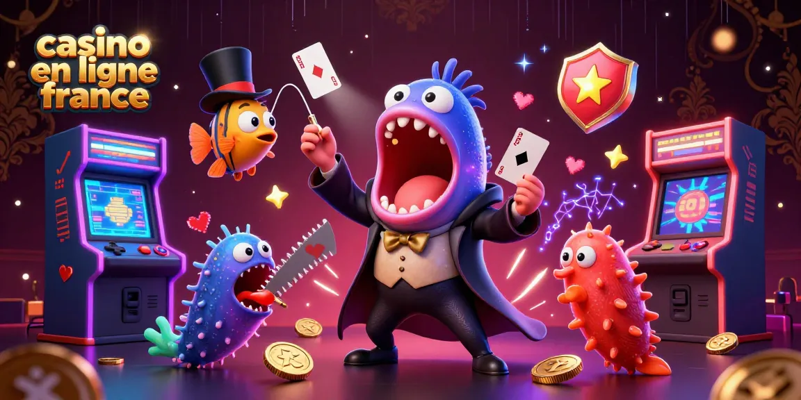 Casino en ligne France : Jouez avec des machines à sous animées et des personnages sous-marins.