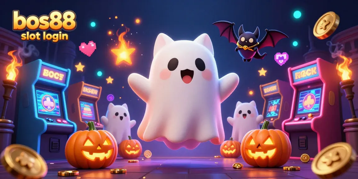 Enjoy gaming excitement with bos88 slot login at this haunted casino mansion scene featuring enchanting elements.