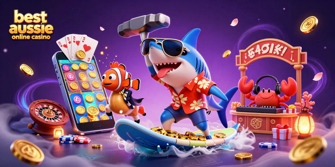 Experience the excitement at the best aussie online casino with vibrant characters and engaging gaming elements.