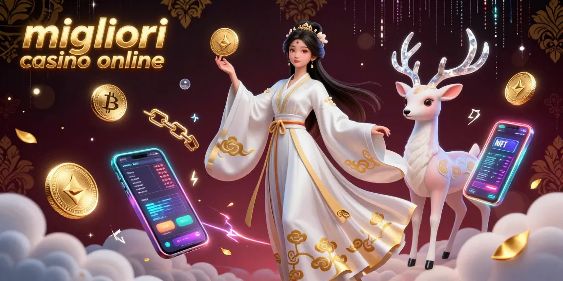 Partecipa a esperienze di gioco emozionanti nei migliori casino online con immagini vivaci e elementi dorati.