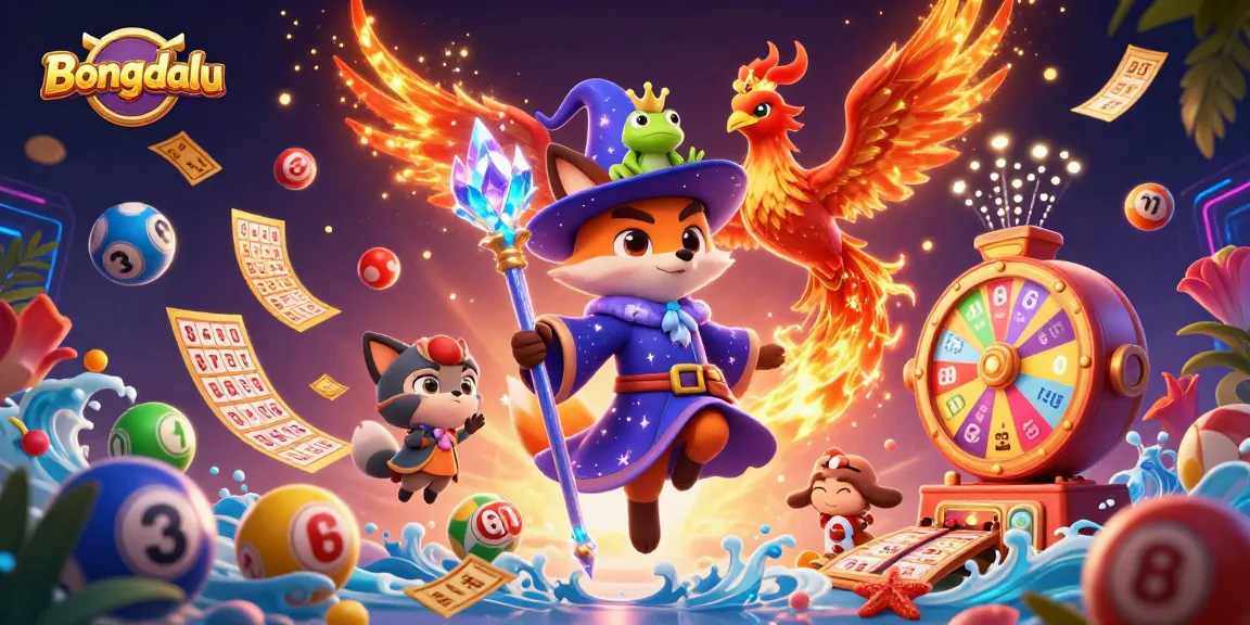 Bongdalu engages players with vibrant lottery elements in an enchanting 3D scene