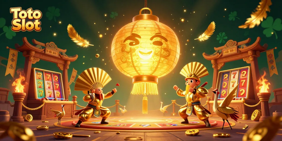 Menangkan permainan Toto Slot dengan suasana kasino malam yang kaya detail dan energi yang dramatis.