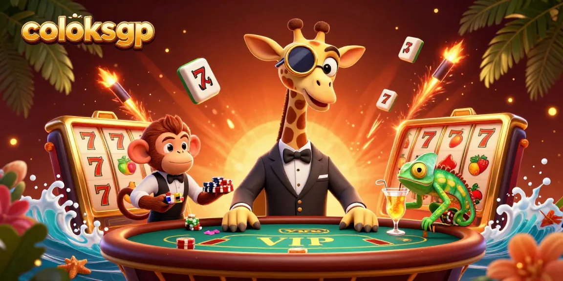 Experience excitement and engagement with coloksgp, featuring vibrant characters amidst dynamic slot reels.