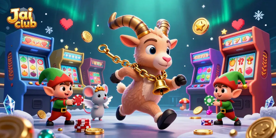 Experience the thrills of Jai club with a vibrant holiday-horror casino scene featuring Krampus and playful characters.