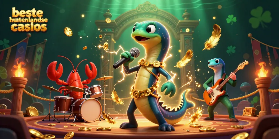 Experience exciting games at beste buitenlandse casinos with lively performances by unique casino characters!
