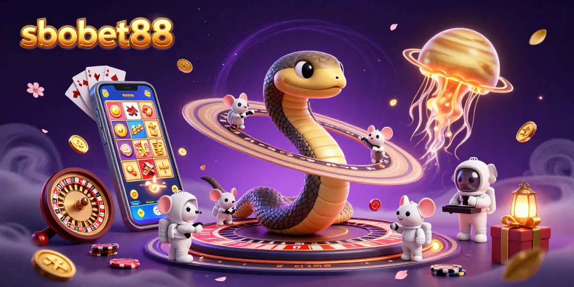 Experience sbobet88's vibrant gaming universe with vibrant casino action and cosmic themes.