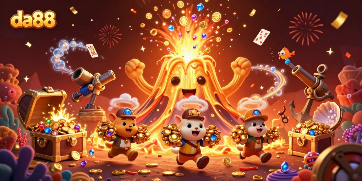 Experience thrilling treasure hunts at da88, where cartoon adventures unleash gems and riches!