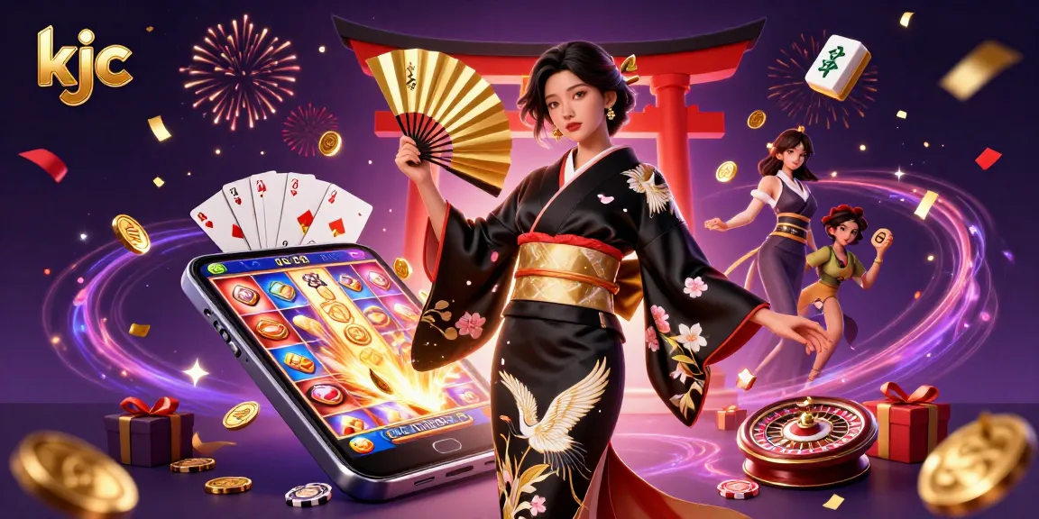 Experience exciting games at KJC with vibrant visuals and dynamic casino elements.