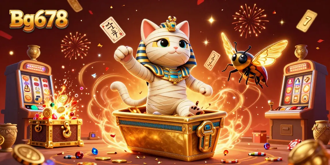 Engage with Bg678's thrilling casino experience featuring dynamic 3D characters and lively slot elements.