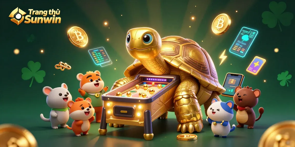 Engage with the thrilling world of Trang chủ Sunwin through this dynamic illustration of fun and excitement.