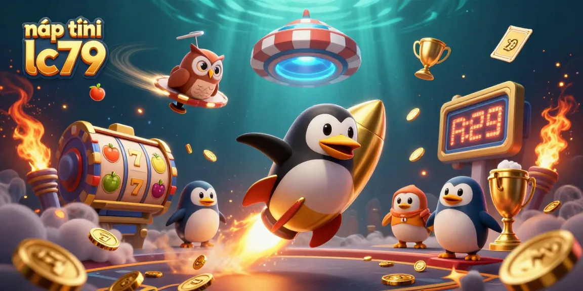 Khám phá nạp tiền lc79 với biểu tượng game và các phần thưởng hấp dẫn.